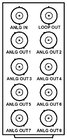 Rear Analog Video I/O Module for 9910DA-AV Video Distribution Amplifier