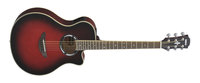 Dusk Sun Red Acoustic/Electric Guitar with System 66 Electronics