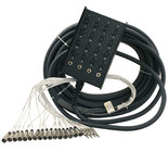75 ft Fan to Box 12x4 Snake with XLR Returns