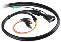 Liberty VGA and PC Audio with Triplex Audio/Video RCA combination cable