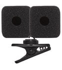 Shure RK377 Replacement Clothing Clip and Two Windscreens for PGA31 Headset Mic
