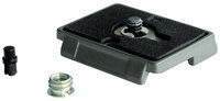 Quick Release Plate with 1/4" Screw and Rubber Grip