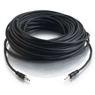 75 ft 1/8" Male to Male Stereo Audio Cable with Low-Profile Connectors
