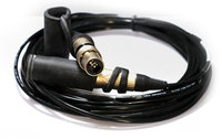 15 ft Multimode Fiber Optic Cable with ST UPC Connectors