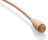High-Sensitivity Miniature Omnidirectional Microphone with Hardwired 3-Pin Lemo Connector for Sennheiser SK Systems in Beige