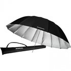 7 ft Silver Parabolic Umbrella