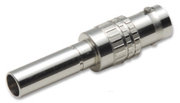 75 Ohm WECO Mid-Size to BNC Patch Connector, Straight Plug