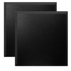 1 Pair of 24"x24"x2" Beveled Wall Panels with Perforated Vinyl Covering