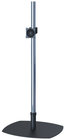 Low-Profile Single-Pole Floor Stand with 60" Chrome Pole and VPM