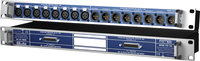 XLR Breakout Box with 8 XLR Inputs to D-Sub and 8 XLR Outputs to D-Sub