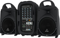 6-Channel Portable PA System, 500W with Bluetooth