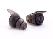 TRU 16 SMOKE Pair of Universal Fit Earplugs with -12 dB Attenuation in Smoke Color