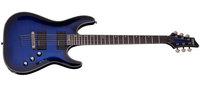 BlackJack SLS C-1 A Electric Guitar in See-Thru Blue Burst