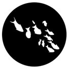 Fishes Steel Gobo Pattern