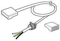 Philips Color Kinetics 108-000047-00 10 Ft White UL-Listed Leader Cable for eW and eColor MX/Fuse Powercore Systems