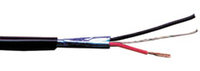 1000 ft Roll of 22 AWG Microphone Cable in Black