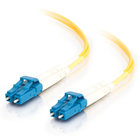 9.8 ft LC-LC 9/125 OS1 Duplex Single-Mode PVC Fiber Optic Cable