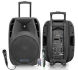 12" Portable All-In-One PA System with Two Microphones, Remote Control and Bluetooth Connectivity