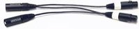 1.5 ft Dual Universal Gender Adapter Y-Cable