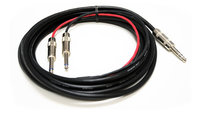 6" Insert Y-Cable with 1/4" TRS Male to (1) XLR Male and (1) XLR Female