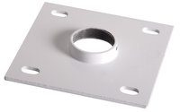 Chief CMA115W 6"x6" Ceiling Plate, 1.5" NPT Fitting, White