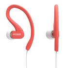 FitClips Sweat Resistant Clip-On Earphones in Coral