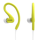 FitClips Sweat Resistant Clip-On Earphones in Lime