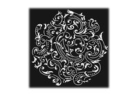 Steel Gobo in "Almost Paisley"-Pattern Design