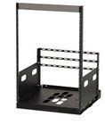 Pull Out Rack with 2 Slides, 12 Rack Units, 19" Deep, Black