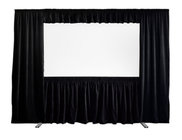 72" x 96" NTSC FocalPoint Dress Kit with Case - Velour Fabric