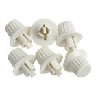 Set of (6) White Replacement Volume Control Knobs