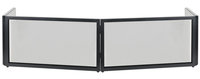 4-Panel Facade with Black and White Scrim, 19.5"x1"x16"