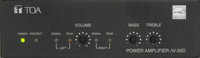 Compact Plenum Rated 20 Watts at 4 Ohms 2-Channel Power Amplifier