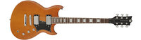 Electric Guitar with Dual Railhammer Pickups in Satin Violin Brown Finish