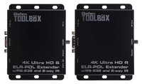 LK 4K Ultra HD ELR-POL Extender with RS-232 and 2-way IR