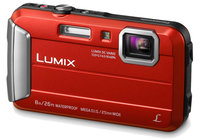 16.1MP 4x Optical Zoom LUMIX  Active Lifestyle Tough Camera in Red