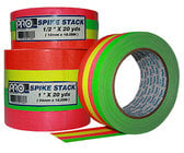 (4) 20yd Rolls of 1/2" Wide Fluorescent Cloth Spike Tape