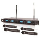 4-Channel UHF Wireless Handheld Microphone System with Rackmount Receiver