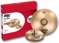 Sabian 45001X B8X First Pack with 13" Hi-Hats, 16" Thin Crash Cymbal