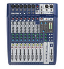 10-Channel Compact Analog Mixer with USB and Effects