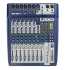 10-Input Compact Analog Mixer with Onboard Effects and 2x2 USB Interface