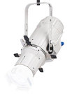 x7 Color Plus Lime LED Ellipsoidal Engine with Shutter Barrel and Edison Cable, White