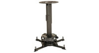 Black Precision Gear 17"-25" Adjustable Projector Ceiling/Wall Mount - 50lbs. Weight Capacity