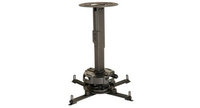 Black Precision Gear 17&quot;-25&quot; Adjustable Projector Ceiling/Wall Mount - 50lbs. Weight Capacity