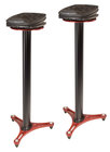 Pair of Column Studio Monitor Stands with Adjustable Angle and Axis