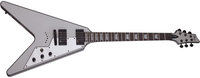 Satin Silver String-Thru Electric Guitar