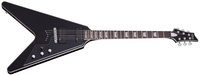Satin Black String-Thru Electric Guitar