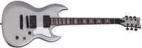 Satin Silver String-Thru Electric Guitar