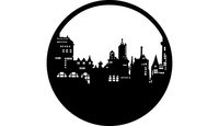 &quot;Old City Skyline&quot; Design Steel GAM Gobo