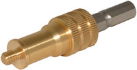 Mounting Head for Studio Lighting Fixtures with Notched Steel Hex End